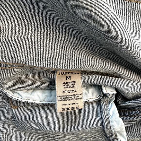 Just USA Jean Denim Jacket Women's Size Medium - Picture 4 of 4